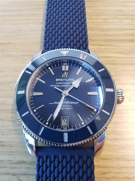 breitling superocean blue|Breitling Superocean heritage 42 blue.